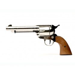 BRUNI REVOLVER A SALVE SINGLE ACTION NICKELATO CAL 380